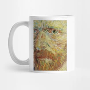 Self Portrait of Van Gogh detail - Gallery Quality Print Mug